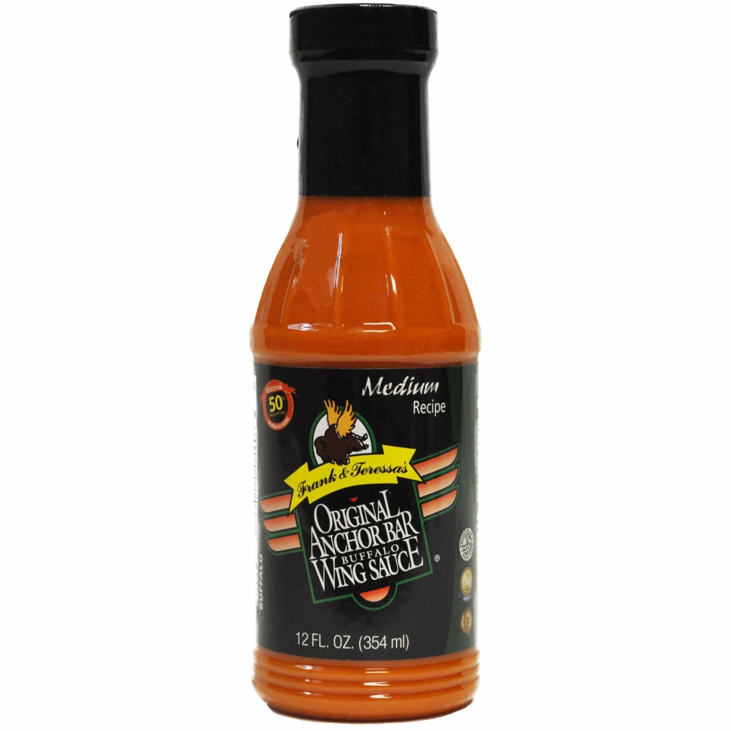 Anchor Bar Buffalo Wing Sauce Medium Recipe 14 Oz. 1 Anchor Bar Buffalo Wing Sauce Medium Recipe 14 Oz.
