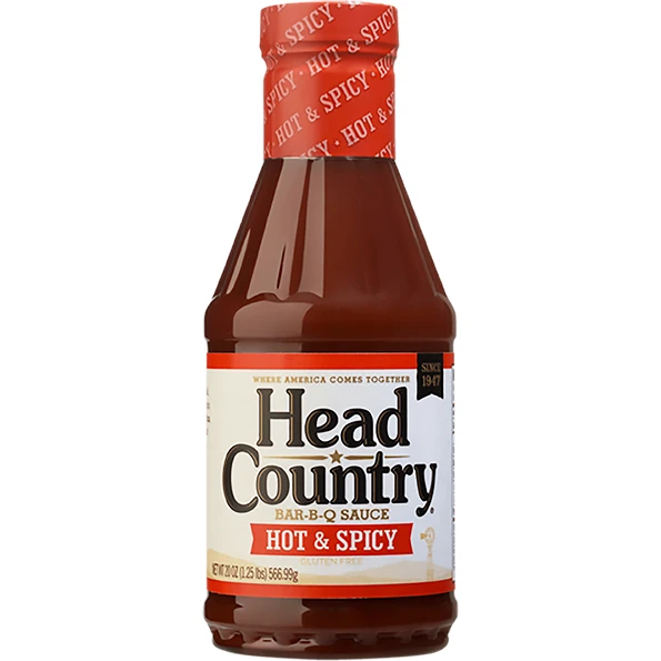 Head Country Hot & Spicy Bar-B-Q Sauce 20 Oz. 1 Head Country Hot & Spicy Bar-B-Q Sauce 20 Oz.