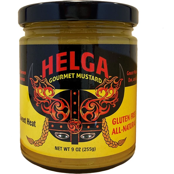 Helga Sweet Heat Gourmet Mustard9 Oz. 1 Helga Sweet Heat Gourmet Mustard9 Oz.