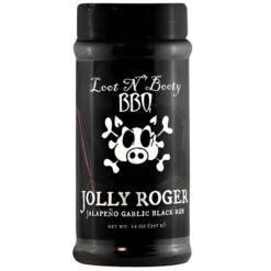 Loot N' Booty BBQ Jolly Roger Black Rub - 14 Oz.