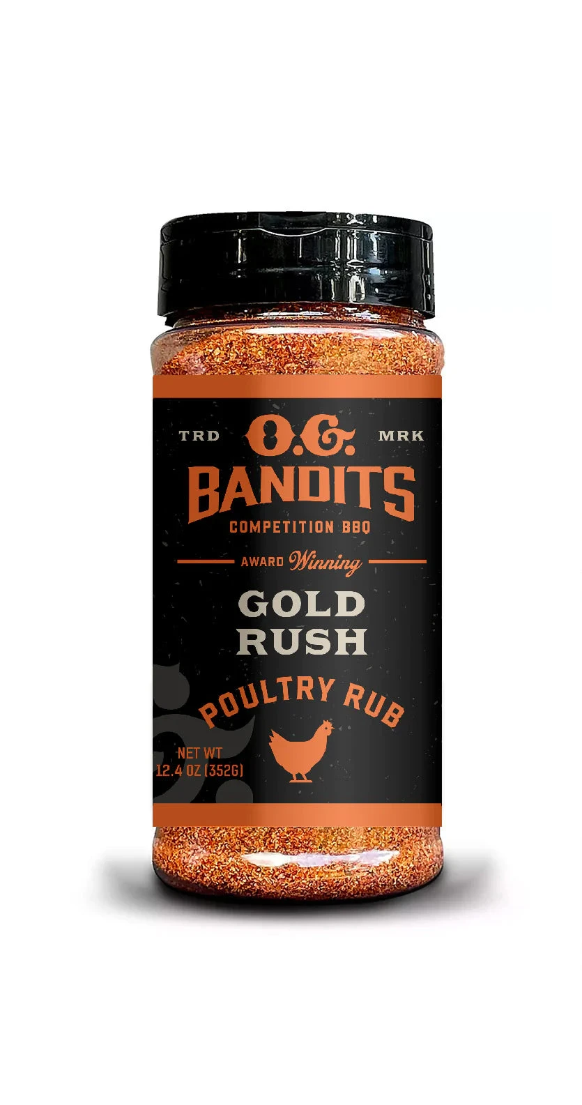 O.G. Bandits Gold Rush Poultry Rub 12.2oz 1 O.G. Bandits Gold Rush Poultry Rub 12.2oz