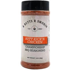 R Butts R Smokin' Butt Kick'n Chicken Championship BBQ Seasoning 13 Oz.