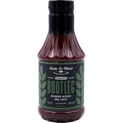 Smoke On Wheels Bootleg Bourbon Infused BBQ Sauce 16 Oz.