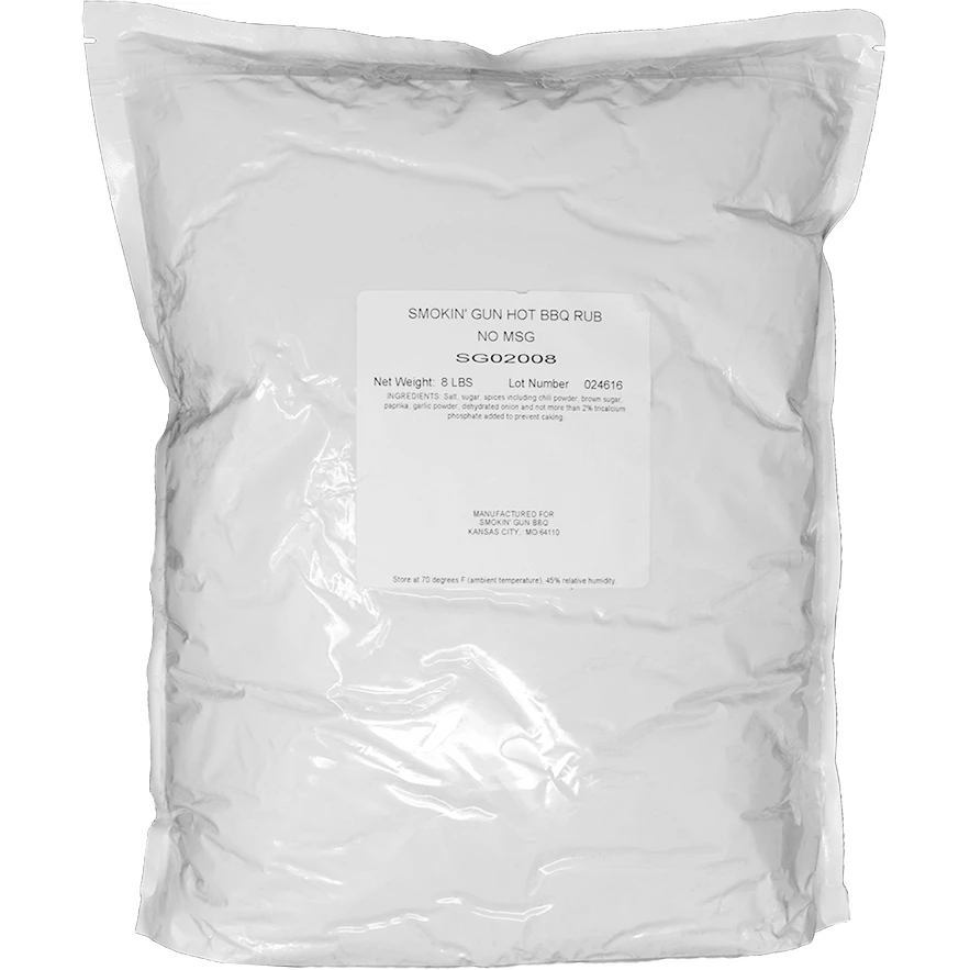 Smokin' Guns BBQ Hot Rub 8 Lbs. 1 Smokin' Guns BBQ Hot Rub 8 Lbs.