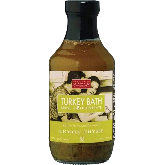Sweetwater Spice Company Lemon, Thyme Turkey Bath Brine 16 Oz. 1 Sweetwater Spice Company Lemon, Thyme Turkey Bath Brine 16 Oz.